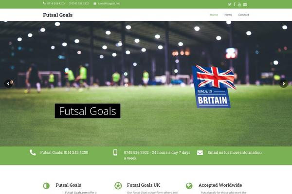 futsalgoals.com site used Bd-theme