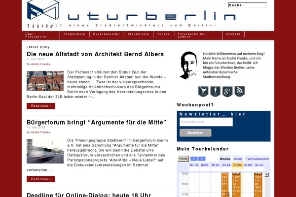 WordPress website example screenshot