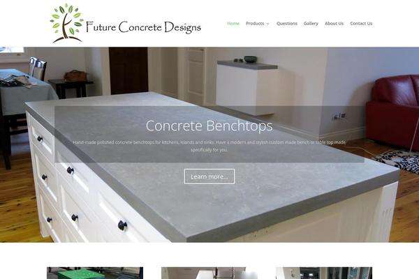 Divi theme site design template sample