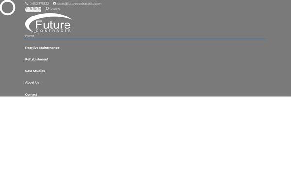 The7 Child theme site design template sample