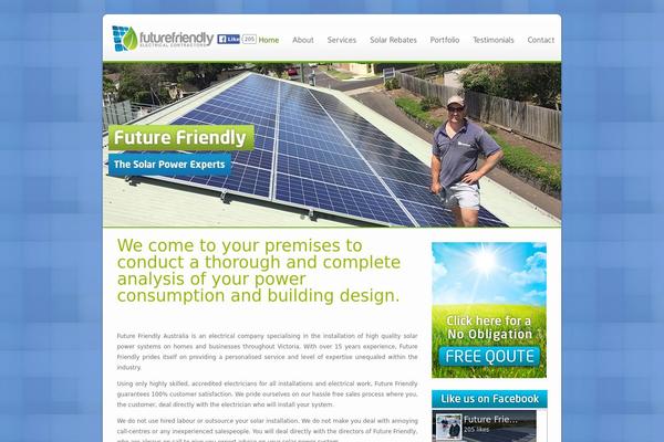 Ecobiz theme site design template sample