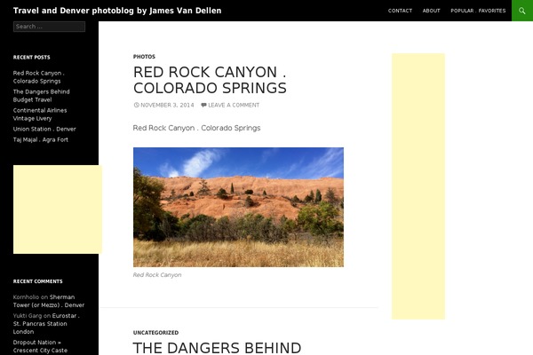 WordPress website example screenshot