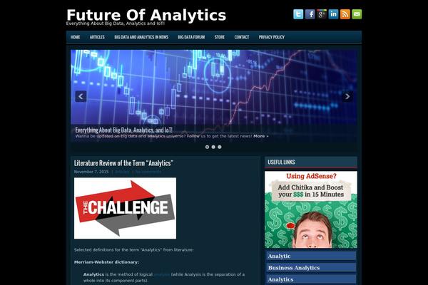 futureofanalytics.com site used Bring
