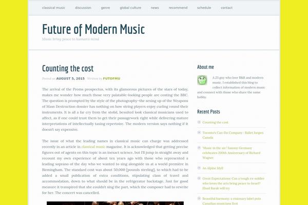 futureofmodernmusic.com site used Hew
