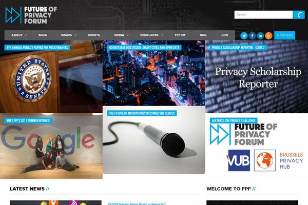 futureofprivacy.org site used Fpf