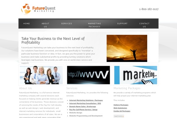 futurequestmarketing.com site used Rt Theme 6