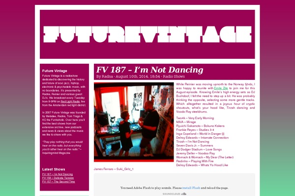 Site using Audio Player plugin