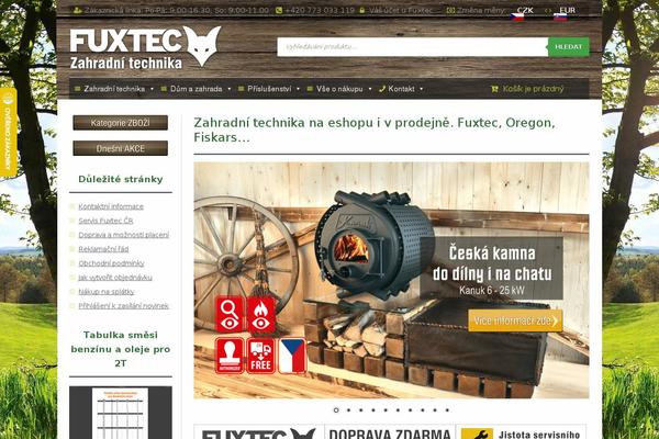 fuxtec.cz site used Fuxtec