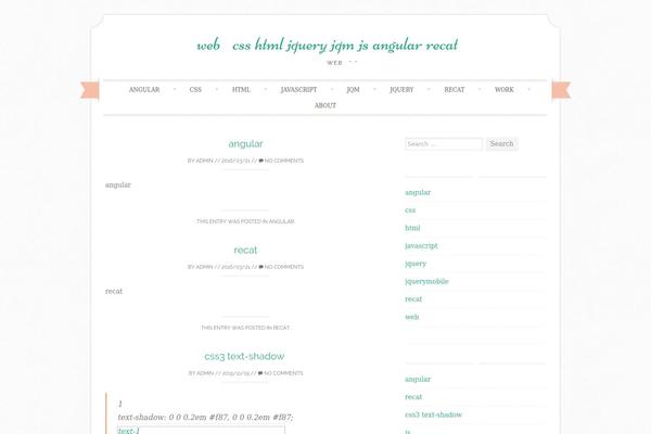 WordPress website example screenshot