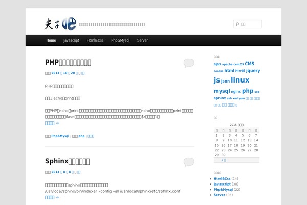Twenty Eleven theme site design template sample