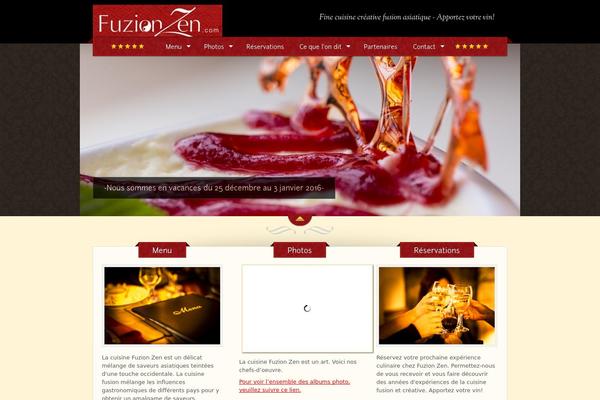 The Restaurant theme site design template sample