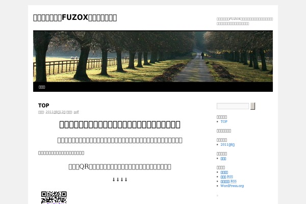 WordPress website example screenshot