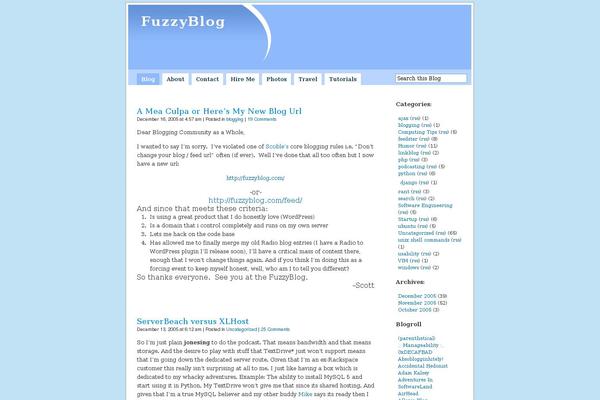 WordPress website example screenshot