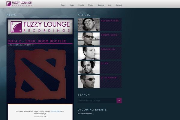 fuzzylounge.com site used Thematic