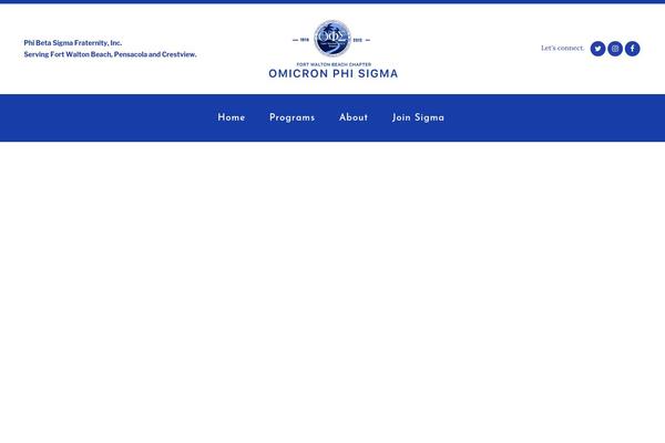 WordPress website example screenshot
