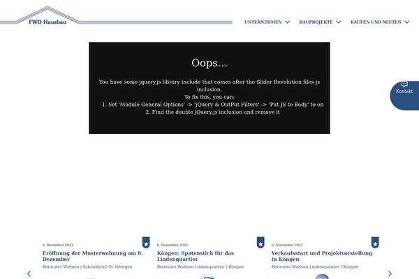 WordPress website example screenshot