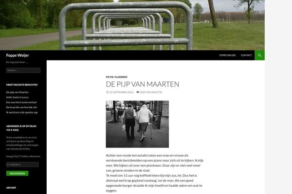 WordPress website example screenshot