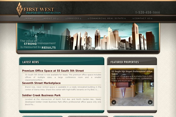 WordPress website example screenshot