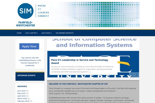 fwsim.org site used Academica Pro
