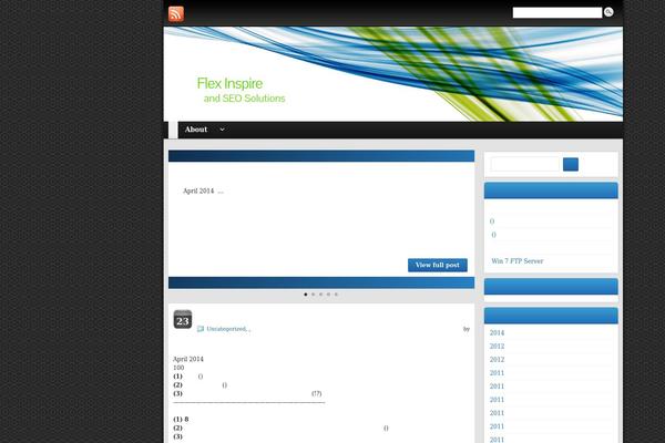 Graphene theme site design template sample