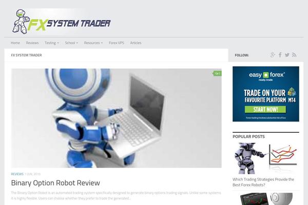 Hueman theme site design template sample