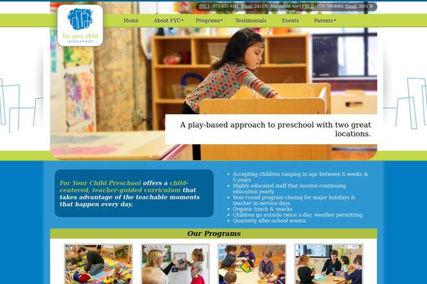 fycpreschool.com site used Fyc