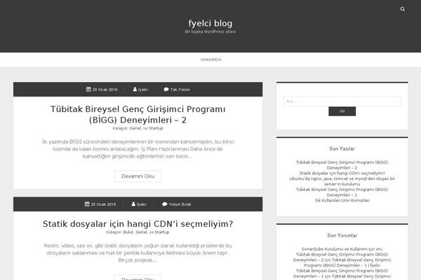 Twenty Seventeen theme site design template sample