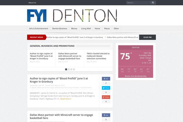 fyidenton.com site used Goodnews 5.5