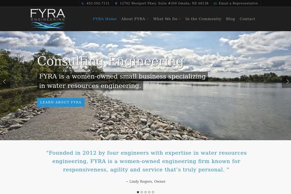 Salient theme site design template sample