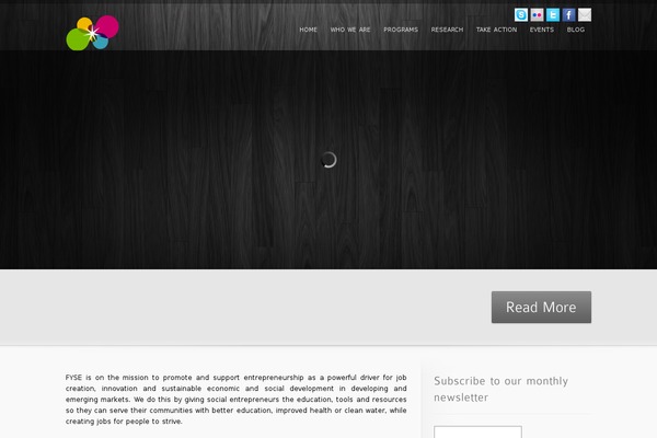 inFocus theme site design template sample