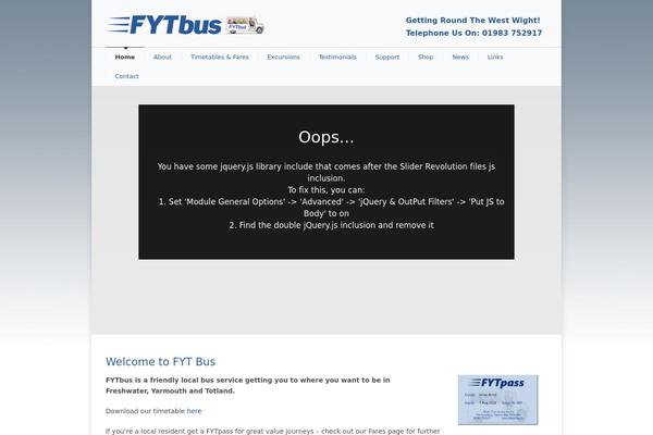 fytbus.org.uk site used Fytbus