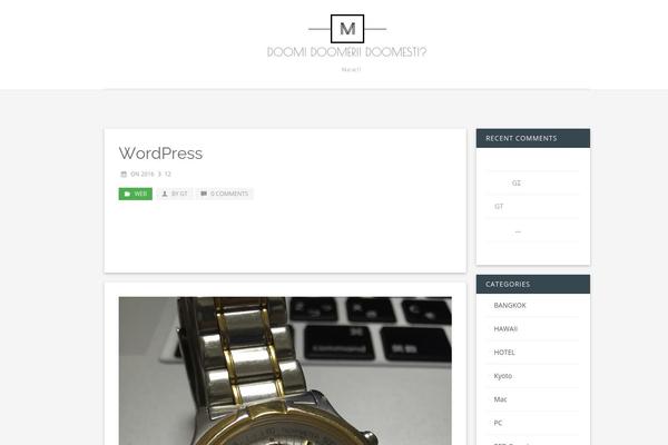 WordPress website example screenshot