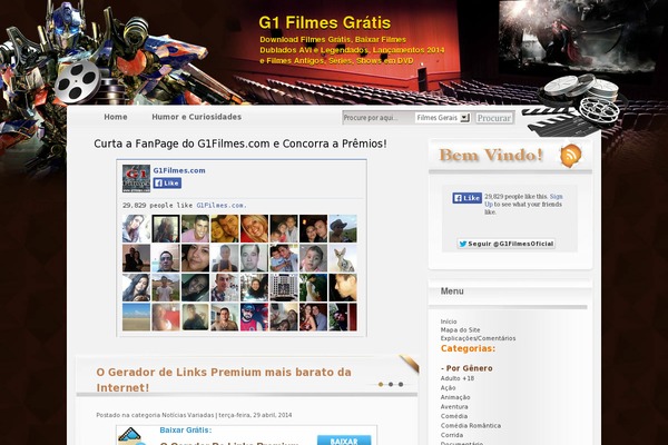 WordPress website example screenshot