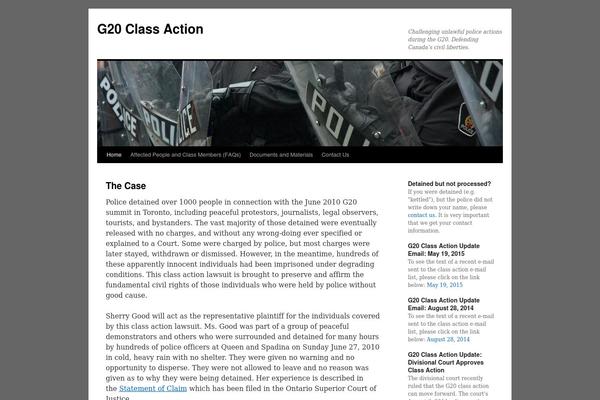 WordPress website example screenshot