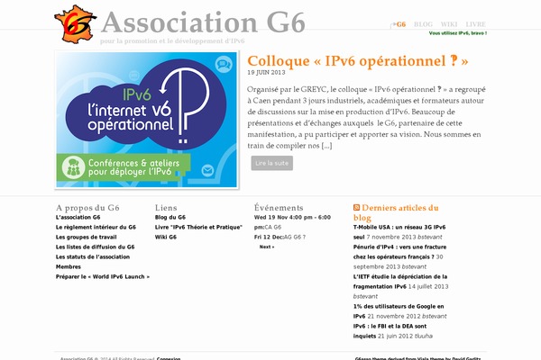 WordPress website example screenshot