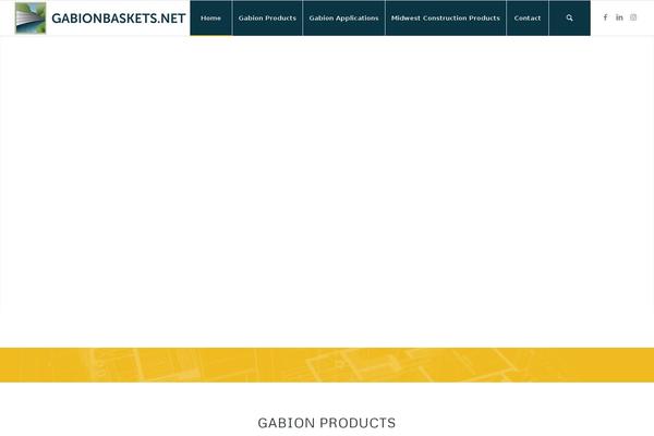 Enfold theme site design template sample