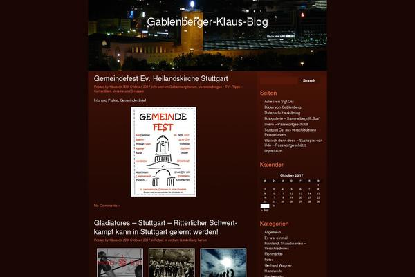 WordPress website example screenshot