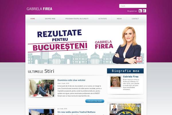 gabriela-firea.ro site used Gvf