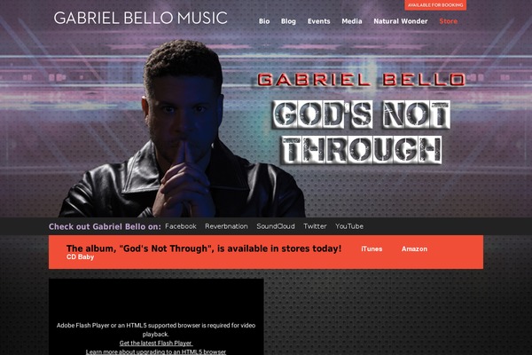 gabrielbellomusic.com site used Bello