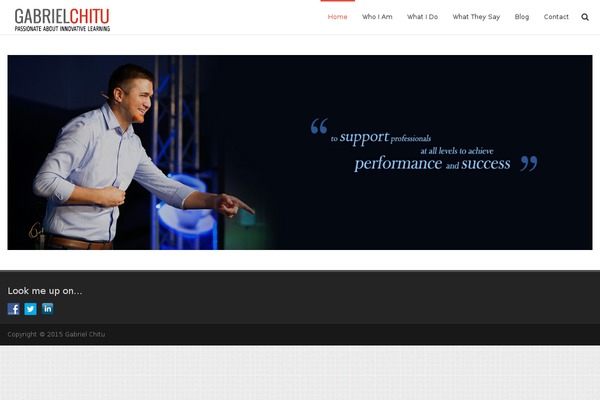 gabrielchitu.com site used Infinite