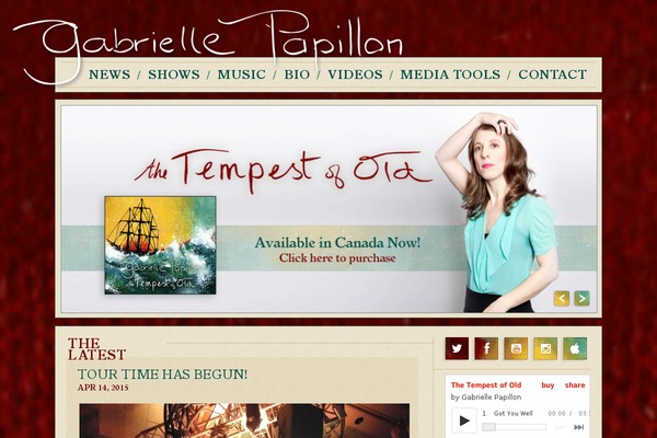gabriellepapillon.com site used Gabrielle