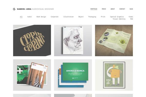 Kalium theme site design template sample