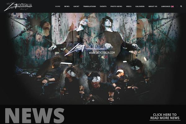 Uncode theme site design template sample