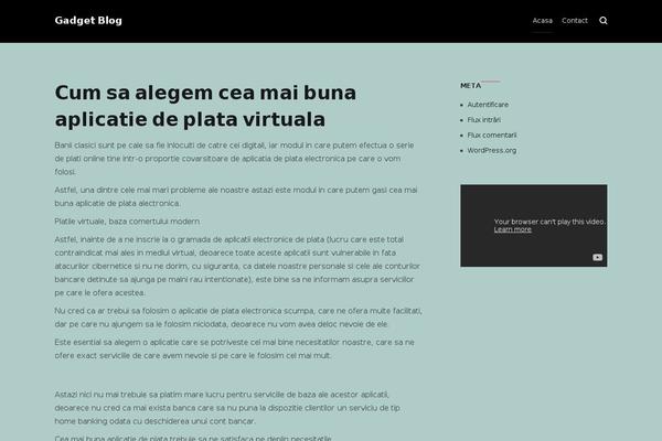 Cenote theme site design template sample