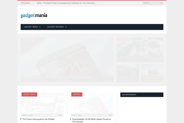 SmartMag theme site design template sample