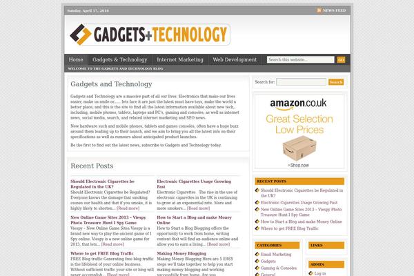 gadgets-and-technology.com site used Lifestyle 4.0