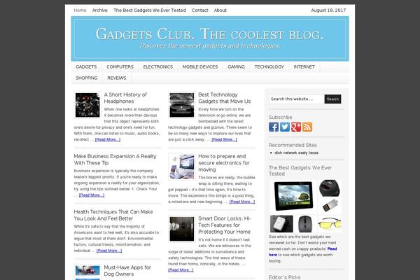 gadgets-club.com site used Gadgets-club-wordpress-theme