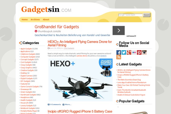 gadgetsin.com site used Mts_truepixelv411
