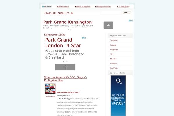 Twenty Thirteen theme site design template sample