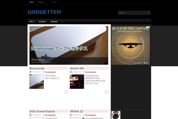 gadgetter.biz site used Inews